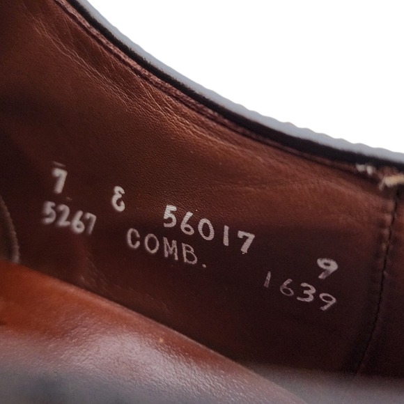 Allen Edmonds Strand Cap-toe Oxford Dress Shoe with Combination Tap Sole size 7 - Picture 4 of 7
